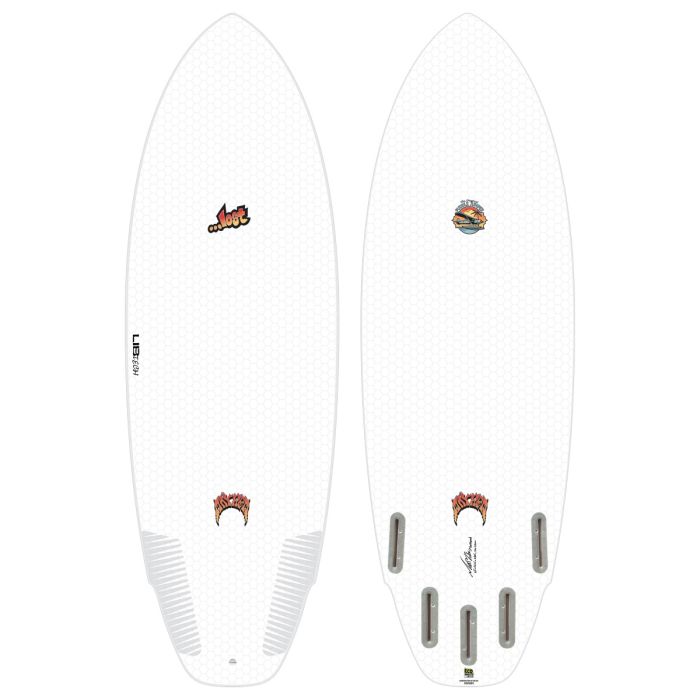 Lib Tech X Lost Puddle Jumper surfboard 5ft 9 - White
