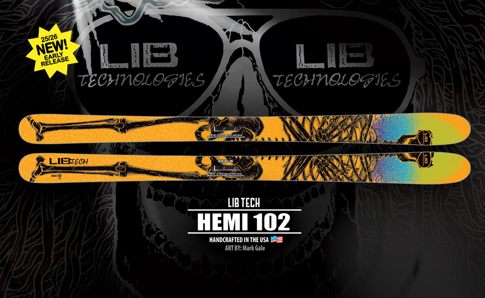 Lib Tech 2025-2026 Hemi 102 Early Release Skis
